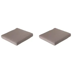 Madison - Lounge Profi-Line Zitkussen Panama taupe - Ca. 60x60 cm - Set van 2