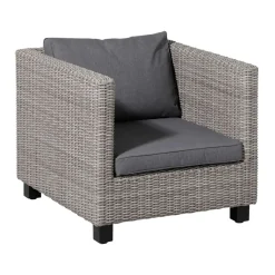 Madison - Lounge Rugkussen Oxford grey - Ca. 40x60 cm - Set van 2