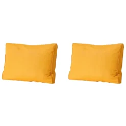 Madison - Lounge Rugkussen Panama golden glow - Ca. 40x60 cm - Set van 2