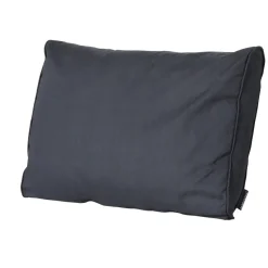 Madison - Lounge Rugkussen Basic black - Ca. 43x73 cm - Set van 2