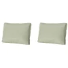 Madison - Lounge Rugkussen Panama sage - Ca. 40x60 cm - Set van 2