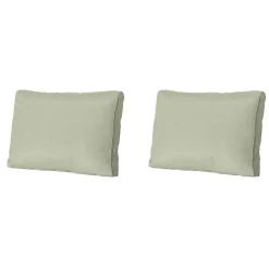 Madison - Lounge Rugkussen Panama sage - Ca. 40x60 cm - Set van 2
