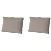 Madison - Lounge Rugkussen Rib liver - Ca. 40x60 cm - Set van 2