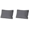 Madison - Lounge Rugkussen Panama grey - Ca. 40x60 cm - Set van 2