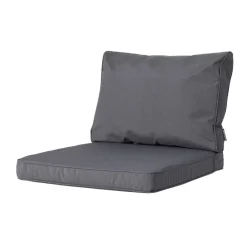 Madison - Lounge Rugkussen Panama grey - Ca. 40x60 cm - Set van 2