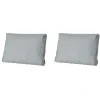 Madison - Lounge Rugkussen Basic grey - Ca. 43x73 cm - Set van 2