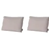 Madison - Lounge Rugkussen Basic taupe - Ca. 40x60 cm - Set van 2