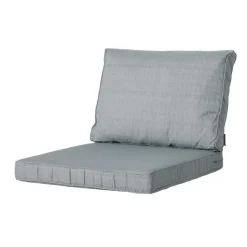 Madison - Lounge Zitkussen Basic grey - Ca. 60x60 cm - Set van 2