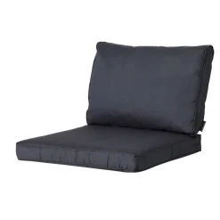 Madison - Lounge Zitkussen Basic black - Ca. 60x60 cm - Set van 2