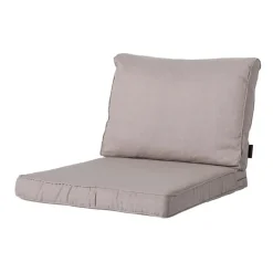 Madison - Lounge Zitkussen Basic taupe - Ca. 60x60 cm - Set van 2