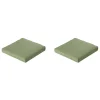 Madison - Lounge Zitkussen Basic green - Ca. 60x60 cm - Set van 2