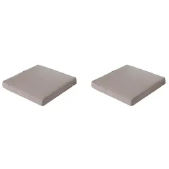 Madison - Lounge Zitkussen Basic taupe - Ca. 73x73 cm - Set van 2