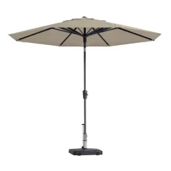 Madison - Parasol Paros II Round Ecru - 300cm - Beige