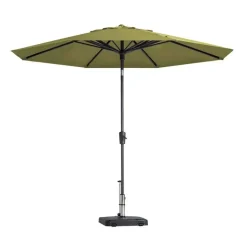 Madison - Parasol Paros II Round Sage Green - 300cm - Groen