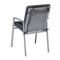 Madison - Stapelstoelkussen Panama grey - Ca. 97x49 cm - Set van 4