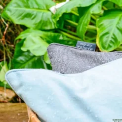 Madison - Stapelstoelkussen Silver canvas eco+ - Ca. 97x49 cm - Set van 4