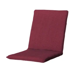 Madison - Stapelstoelkussen Panama bordeaux - Ca. 97x49 cm - Set van 4
