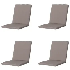 Madison - Stapelstoelkussen Panama taupe - Ca. 97x49 cm - Set van 4