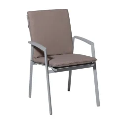 Madison - Stapelstoelkussen Panama taupe - Ca. 97x49 cm - Set van 4