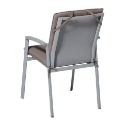 Madison - Stapelstoelkussen Panama taupe - Ca. 97x49 cm - Set van 4