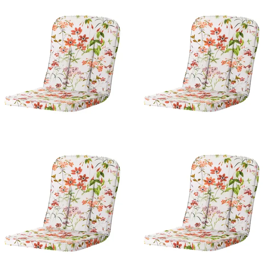 Madison - Tuinkussen Classic Hermitage Milly natural - Ca. 94x48 cm - Set van 4