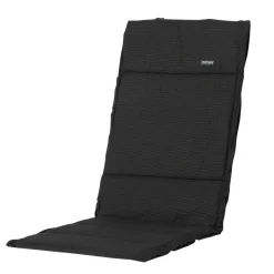 Madison - Tuinkussen Fiber Deluxe Rib black - Ca. 125x50 cm - Set van 4