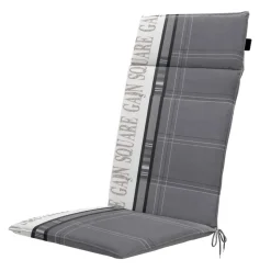 Madison - Tuinkussen Madison garden grey - Ca. 120x50 cm - Set van 4