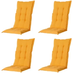 Madison - Tuinkussen Panama golden glow - Ca. 123x50 cm - Set van 4
