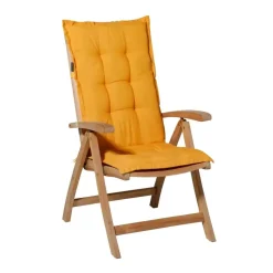 Madison - Tuinkussen Panama golden glow - Ca. 123x50 cm - Set van 4