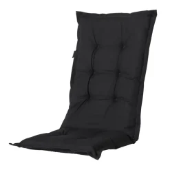 Madison - Tuinstoelkussen Lage Rug Panama black - Ca. 105x50 cm - Set van 4