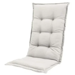 Madison - Tuinstoelkussen Hoge Rug Napels sand - Ca. 123x50 cm - Set van 4