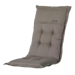 Madison - Tuinstoelkussen Hoge Rug Rib liver - Ca. 123x50 cm - Set van 4