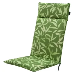 Madison - Tuinstoelkussen Hoge Rug Fergus green - Ca. 120x50 cm - Set van 4