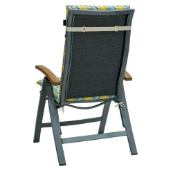 Madison - Tuinstoelkussen Hoge Rug Siem yellow - Ca. 120x50 cm - Set van 4