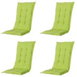 Madison - Tuinstoelkussen Hoge Rug Panama lime - Ca. 123x50 cm - Set van 4