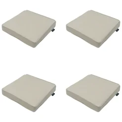 Madison - Zitkussen Beige canvas eco+ - Ca. 40x40 cm - Set van 4