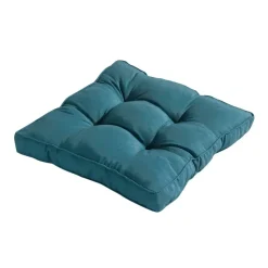 Madison - Zitkussen Florance Panama sea blue - Ca. 47x47 cm - Set van 4