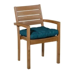 Madison - Zitkussen Florance Panama sea blue - Ca. 47x47 cm - Set van 4