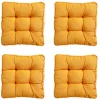 Madison - Zitkussen Florance Panama golden glow - Ca. 47x47 cm - Set van 4