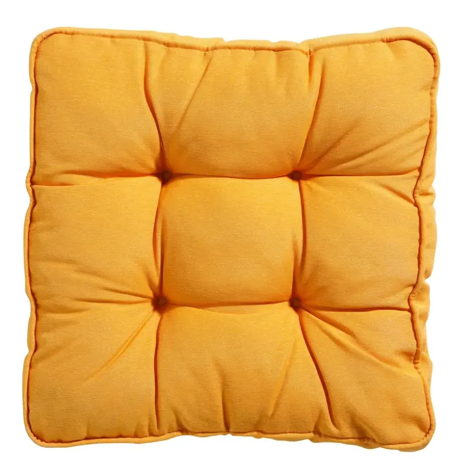 Madison - Zitkussen Florance Panama golden glow - Ca. 47x47 cm - Set van 4