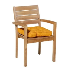 Madison - Zitkussen Florance Panama golden glow - Ca. 47x47 cm - Set van 4