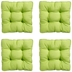 Madison - Zitkussen Florance Panama lime - Ca. 47x47 cm - Set van 4