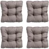 Madison - Zitkussen Florance Basic taupe - Ca. 47x47 cm - Set van 4