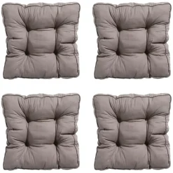 Madison - Zitkussen Florance Basic taupe - Ca. 47x47 cm - Set van 4