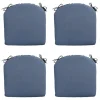 Madison - Zitkussen Panama safier blue - Ca. 46x48 cm - Set van 4