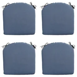 Madison - Zitkussen Panama safier blue - Ca. 46x48 cm - Set van 4