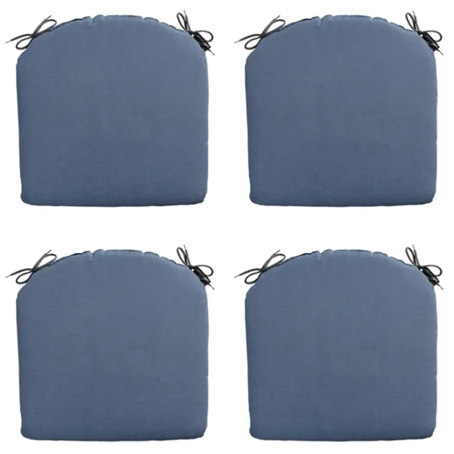 Madison - Zitkussen Panama safier blue - Ca. 46x48 cm - Set van 4