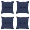 Madison - Zitkussen Panama indigo - Ca. 50x50 cm - Set van 4
