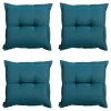 Madison - Zitkussen Panama sea blue - Ca. 50x50 cm - Set van 4