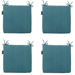 Madison - Zitkussen Panama sea blue - Ca. 40x40 cm - Set van 4
